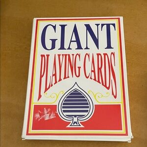 Giant Playing Cards - Red and Blue